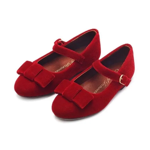 Age of Innocence ELLEN VELVET RED Shoes