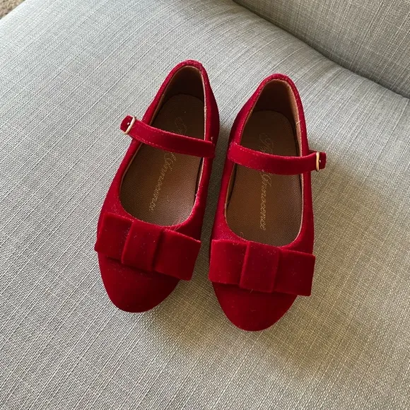 Age of Innocence ELLEN VELVET RED Shoes