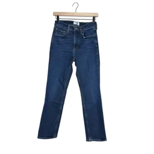 AGOLDE Classic Modern Kye Straight Leg Crop Denim Jean Mid-Rise Size 24