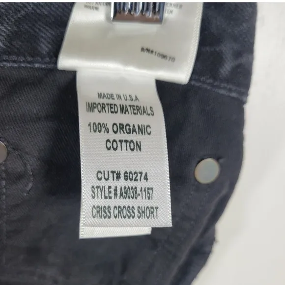 Agolde Crossover Button Fly Shorts Size:30