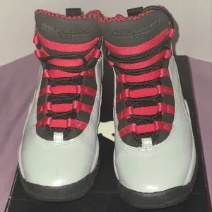 Air Jordan 10 Gs Retro Wolf Grey Black Legion Size 4.5Y