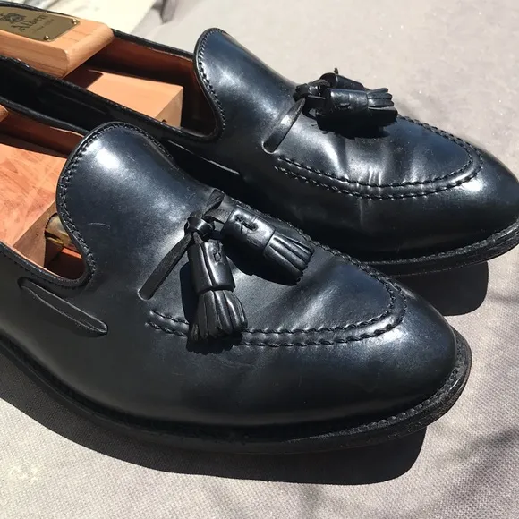 Alden/for Brooks Brother 00030 black Shell Cordovan 9.5/D used conditions