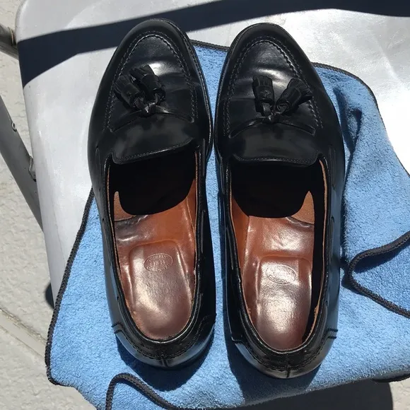 Alden/for Brooks Brother 00030 black Shell Cordovan 9.5/D used conditions