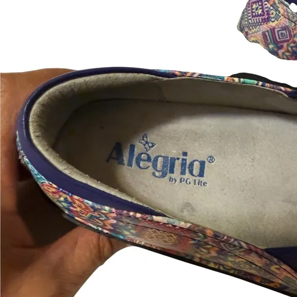 ALEGRIA Debra Electrified Sz38/8 Leather Professional NurseCNA Comfort Shoe