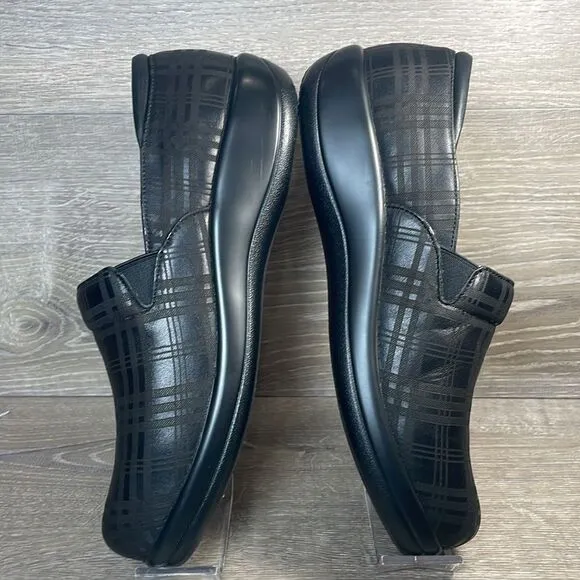 Alegria Keli Plaid To Meet You Pro Women’s Sz 11.5-12/EU 42 Black Plaid Clogs