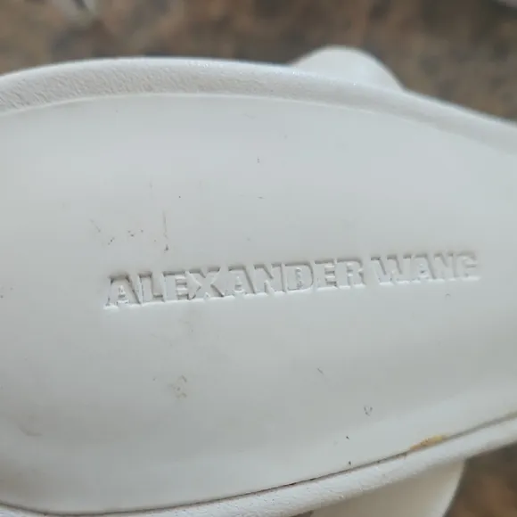 Alexander Wang White Strappy Sandals