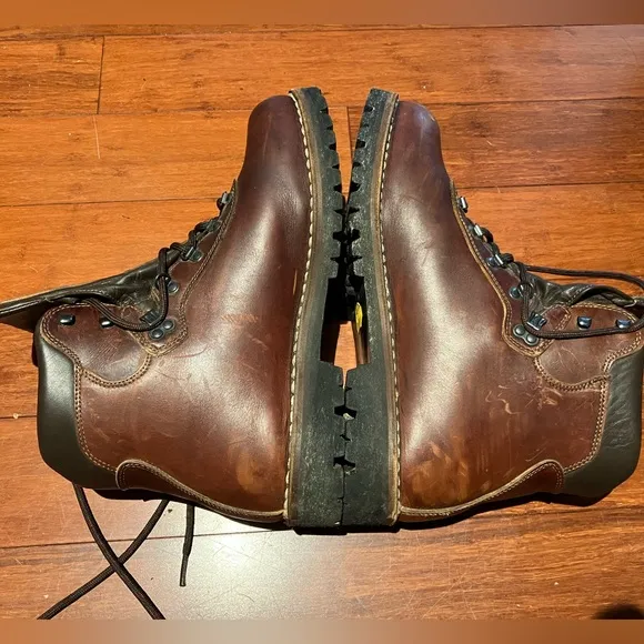 Alico Brown Leather Hiking Ankle Boots Mens Size 13