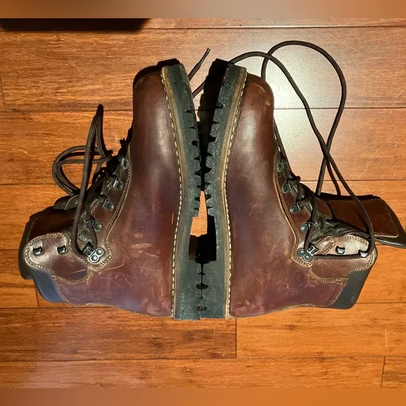 Alico Brown Leather Hiking Ankle Boots Mens Size 13