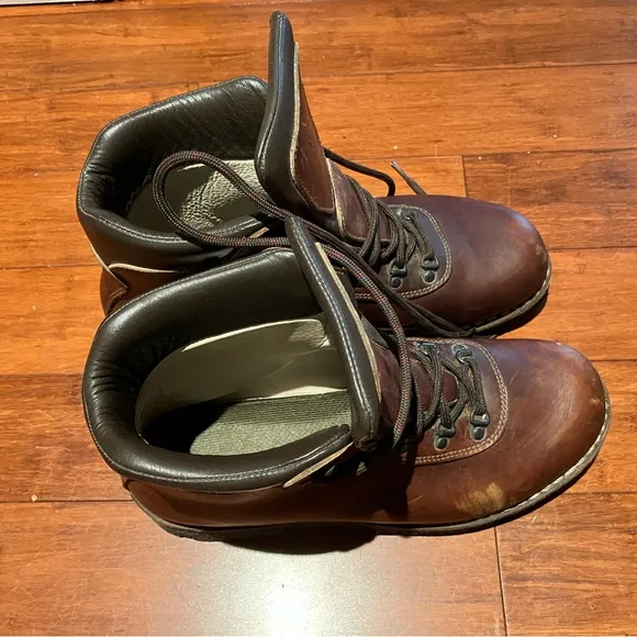 Alico Brown Leather Hiking Ankle Boots Mens Size 13