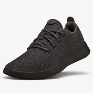 Allbirds Mens Natural Black Wool Runner Lace Up Low Top Sneaker Shoes Size 11