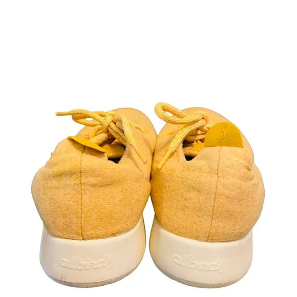 Allbirds Mens Wool Runner Tuke Yellow Running Shoes Size 9