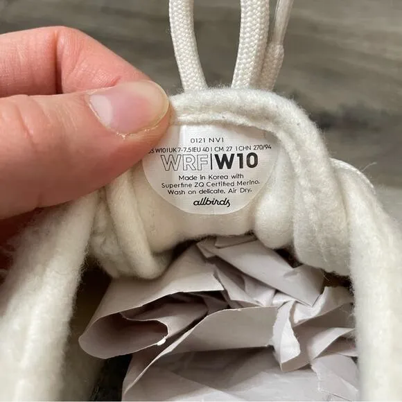 Allbirds Wool Runner Fluffs Size 10 Shoes Sneakers