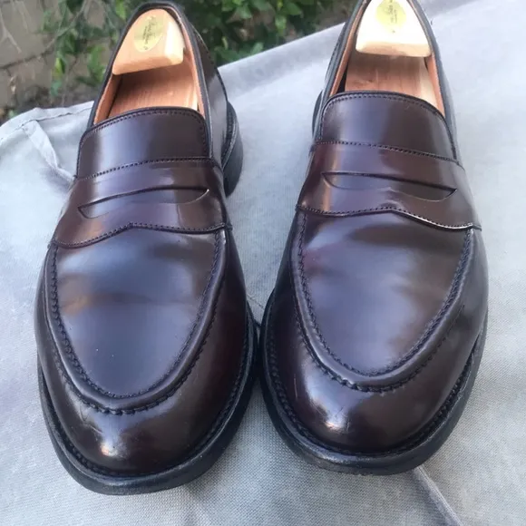 Allen Edmonds Randolph shell cordovan 4889 burgund