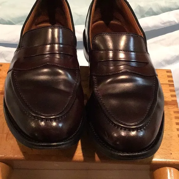 Allen Edmonds Randolph shell cordovan 4889 burgund