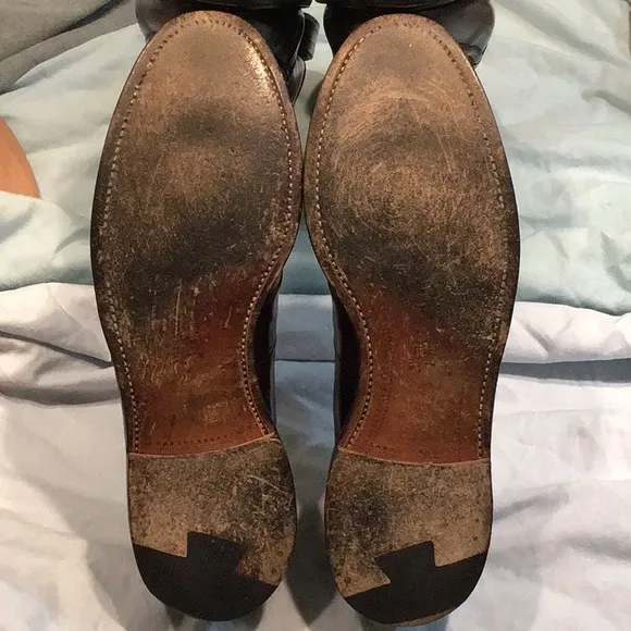 Allen Edmonds Randolph shell cordovan 4889 burgund