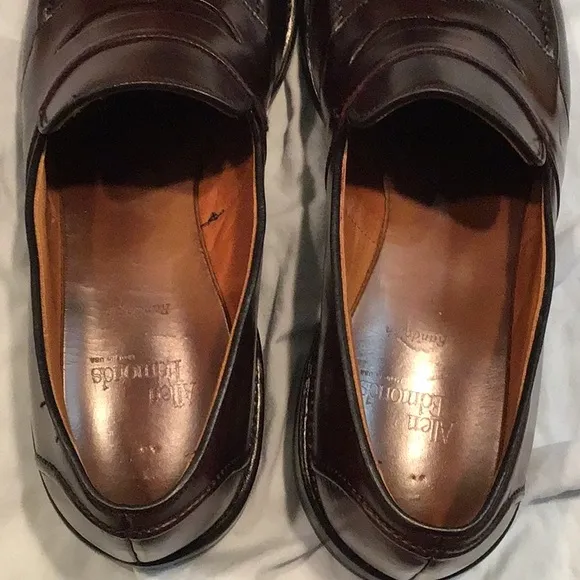 Allen Edmonds Randolph shell cordovan 4889 burgund