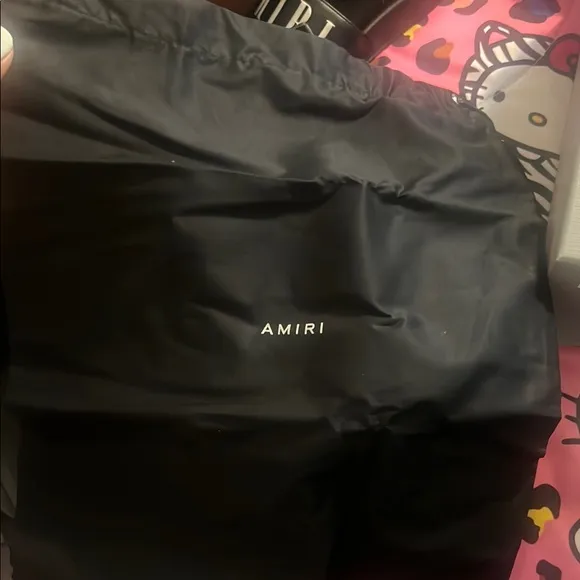 AMIRI Black Slide Sandals