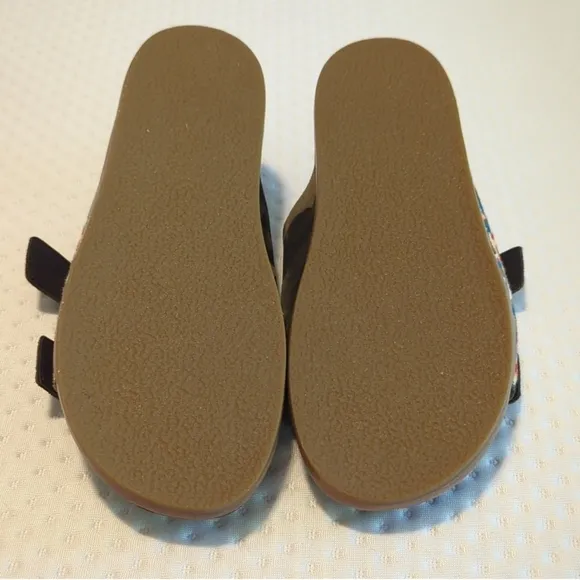 &quot;Johnny Was&quot; Leather Embroidered Camo Sandals NWOB