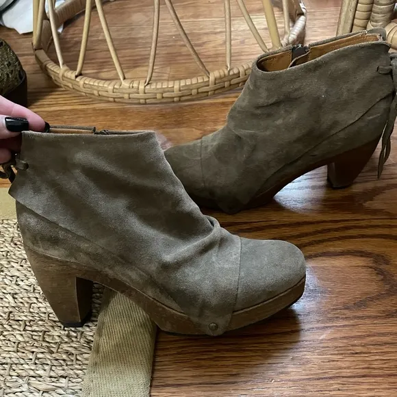 Anthropologie Coclico clog booties 36 Rare