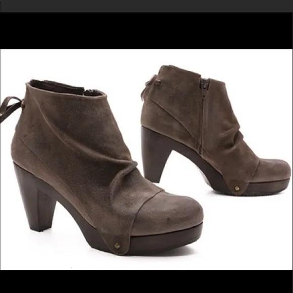 Anthropologie Coclico clog booties 36 Rare