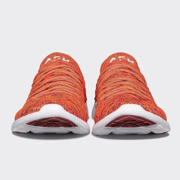 APL TechLoom Wave weave Sneakers Impulse Red White Athletic Shoes Sz 11 NEW!