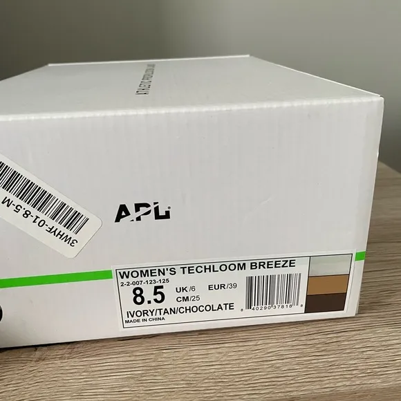 APL Women's TechLoom Breeze Running Shoes Ivory/Tan/ Chocolate Size 8.5