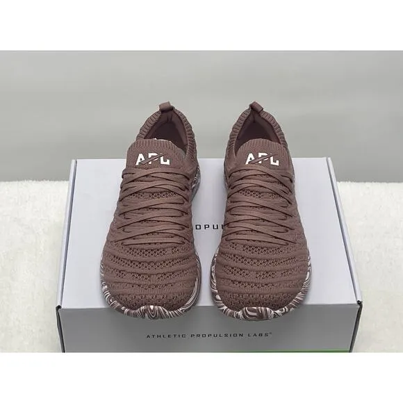 APL Womens Techloom Wave Running Shoes Sneakers Size 7 Beechwood/White/Marble