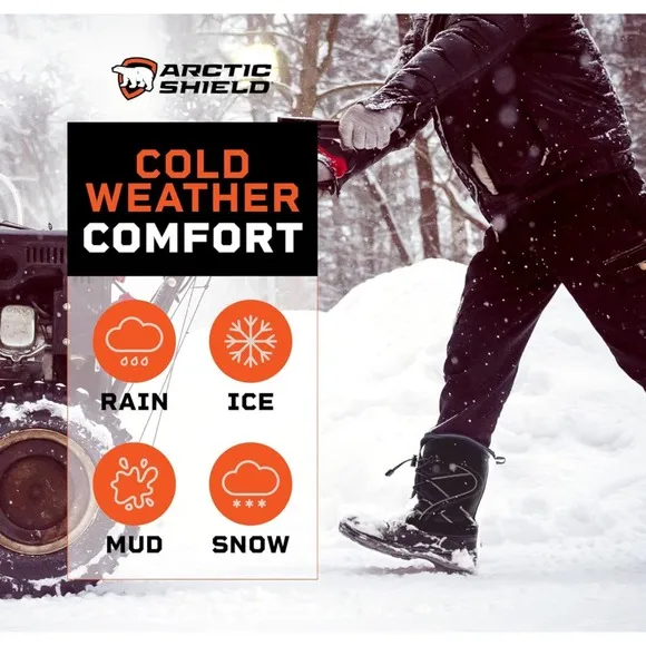 ArcticShield Balto Winter Boots Mens SZ 7 - Waterproof, Insulated, All-Terrain
