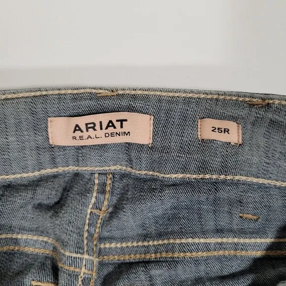 Ariat Real Denim Women's 25 R Perfect Rise Flare Stretch Western Jeans NWT