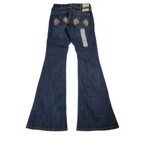 Ariat Real Denim Women's 25 R Perfect Rise Flare Stretch Western Jeans NWT
