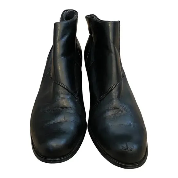 Ariat Side Spat II Snap Womens Size US 8B Ankle Booties Black Leather 96305