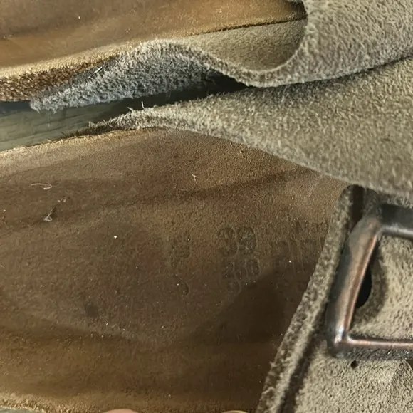 Arizona Vegan Synthetik Suede Espresso/Gray Taupe Size 39