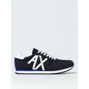 Armani Exchange AX Running Shoes Casual Men Blue Sneakers