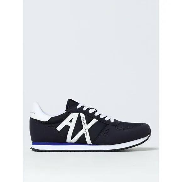 Armani Exchange AX Running Shoes Casual Men Blue Sneakers