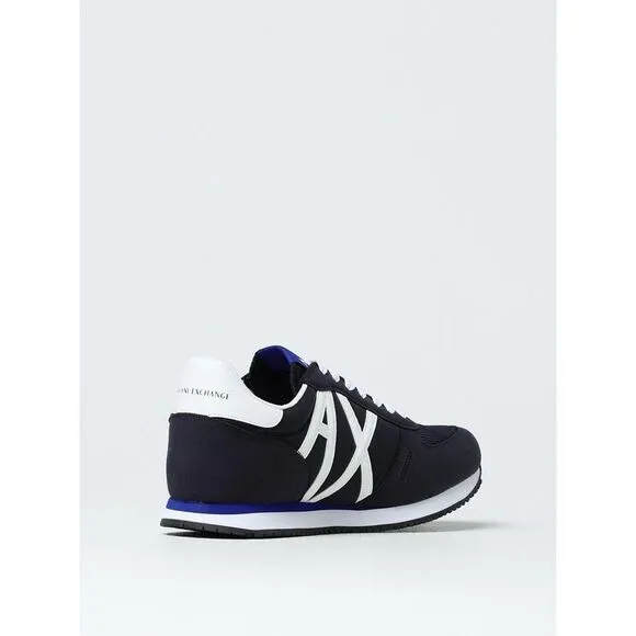 Armani Exchange AX Running Shoes Casual Men Blue Sneakers