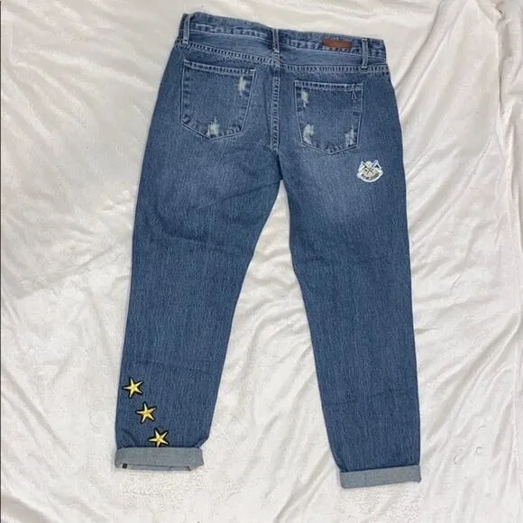 Articles of Society Patchwork Destroyed Denim Jeans | Sz 27