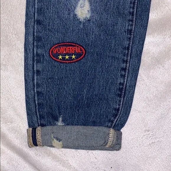 Articles of Society Patchwork Destroyed Denim Jeans | Sz 27