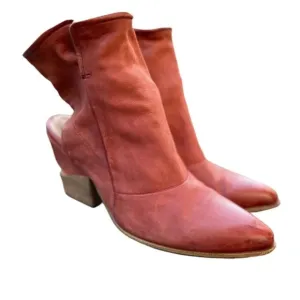 A.S. 98 Ginger soft leather Cut Out heel bootie sandal Sz 40