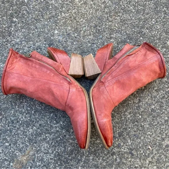 A.S. 98 Ginger soft leather Cut Out heel bootie sandal Sz 40