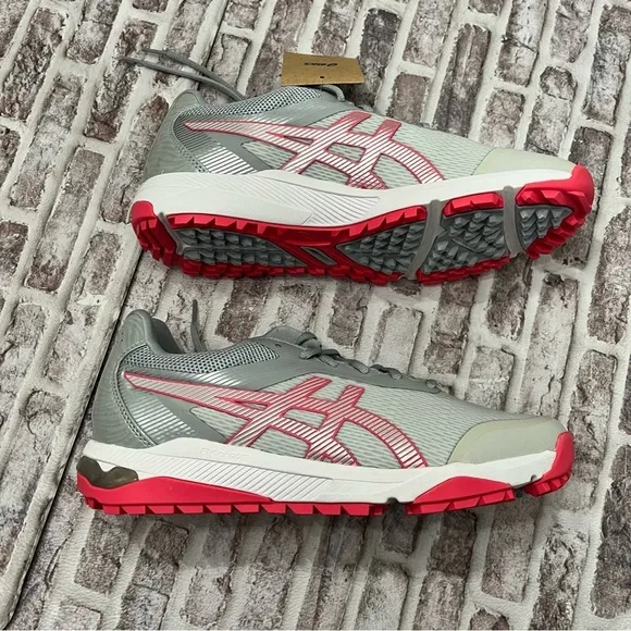 ASICS Spikeless‎ Golf Shoes Women’s 9.5 Gel Course Ace Grey Pink NEW in box