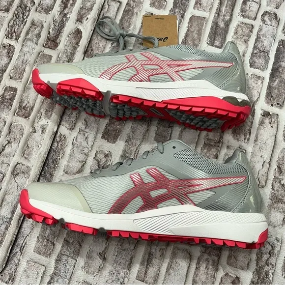 ASICS Spikeless‎ Golf Shoes Women’s 9.5 Gel Course Ace Grey Pink NEW in box