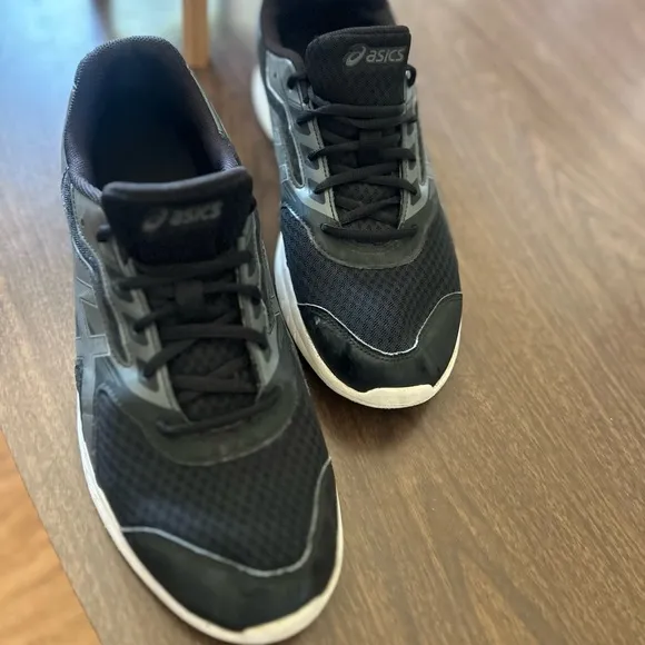 Asics Stormer Running Mens Shoes Size 12, Color: Grey/Black