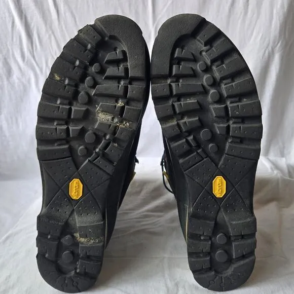 ASOLO Piolet Men's Leather Gore-Tex Trekking Alpine Hiking Boots Black Size 9.5