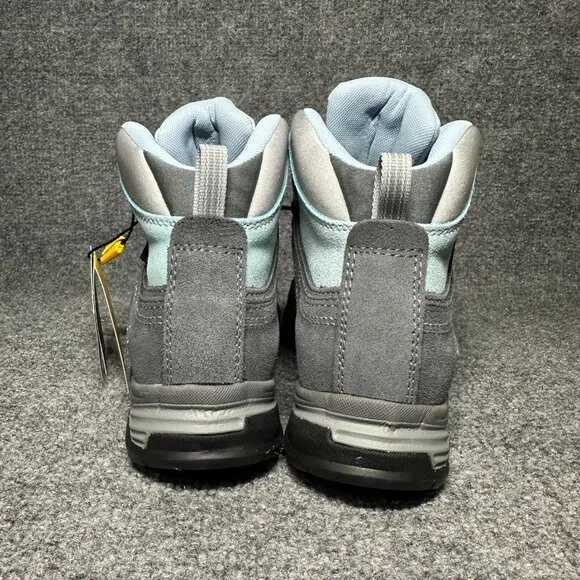 Asolo Womens Falcon LTH GV Hiking Boots Grey Celadon Blue Gore-Tex Size 7 NWT