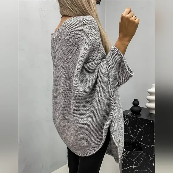 Aspen Batwing Knit Sweater - Cream