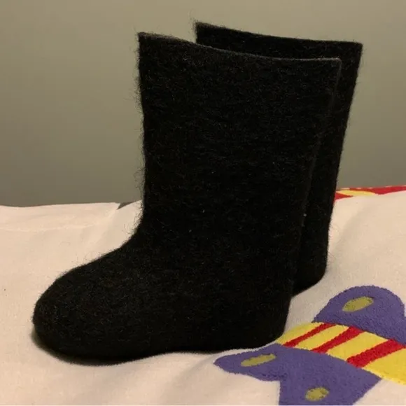 Authentic Russian Kids Boiled Wool Felt Valenki Boots