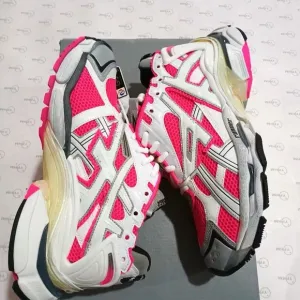 Balenciaga Pink and White Athletic Shoes with Chunky Sole