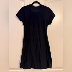 Bassike Womens Black Cut Out Back Dress