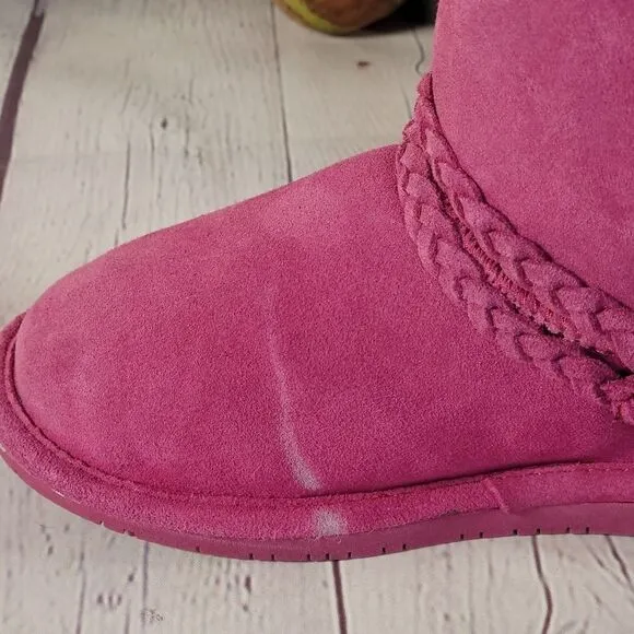 BEARPAW Girl's Adele Low Top Suede Boots