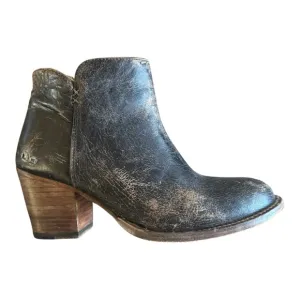 Bed Stu Yell Black Brown Distressed Lux Booties Boot Cobbler Series Women's S…